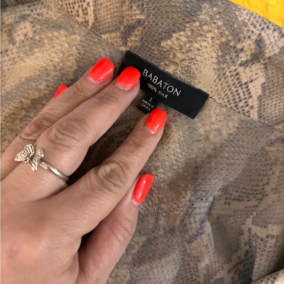 Babaton Gray Snake Print Blazer Aritzia - Picture 3 of 7